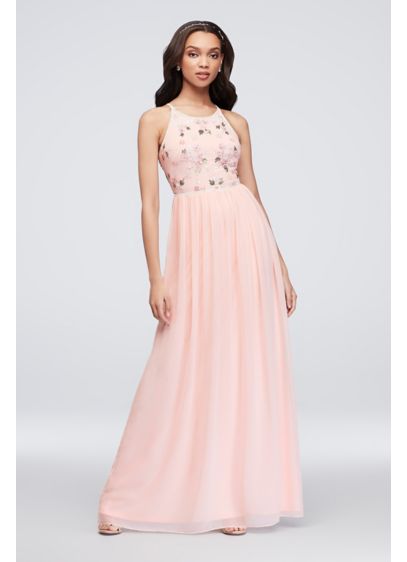 Long Pink Soft & Flowy Reverie Bridesmaid Dress